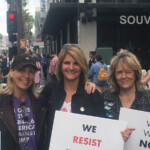 At my first Gay Pride march with friends Lisa Wojciechowski and Julie Case.